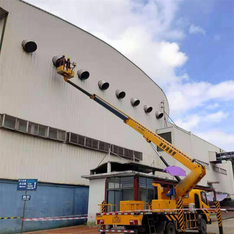 嵊州高空作业车出租服务：专业广告牌安装解决方案